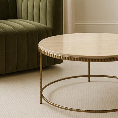 31" Natural Stone Coffee Table