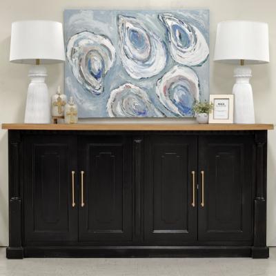 Reclaimed Black Painted Cabinet