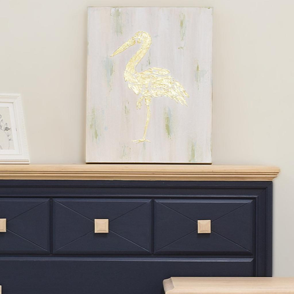 Gold Leaf Bird Art
